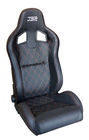 Porcellana Il nero regolabile PVC/PU Seat di corsa/sport che corrono sede di automobile con il singolo cursore società