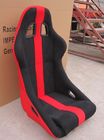 Universal Sports Bucket Racing Seats , Red And Black Bucket Seats